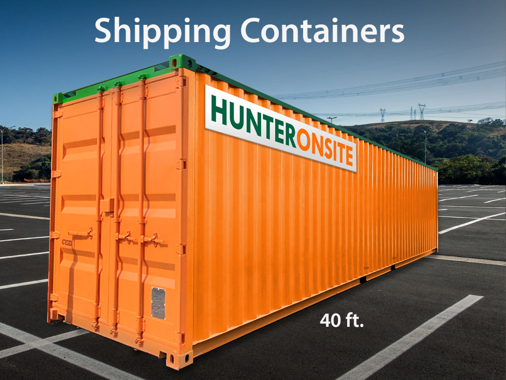 Shipping Containers for Rent Shipping Container Rentals Availability Hunter Onsite
