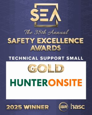 Hunter Onsite Wins Gold at the Safety Excellence Awards 2025